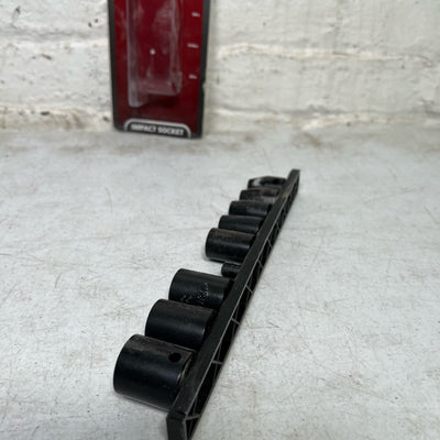 Husky 3/8 in. Drive Standard SAE 6-Point Impact Socket Set (9-Piece), MISSING 1