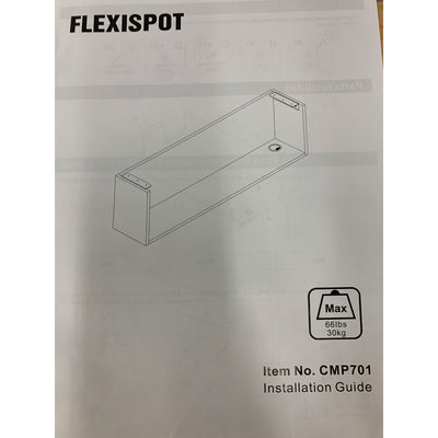 Flexispot Under Desk Storage Shelf Brown Desks Office Accessory CMP701