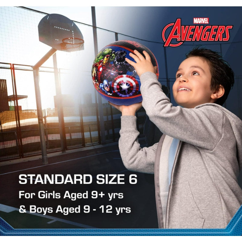 Marvel Avengers Basketball Size 6 Youth Sports Ball Indoor / Outdoor Basketball