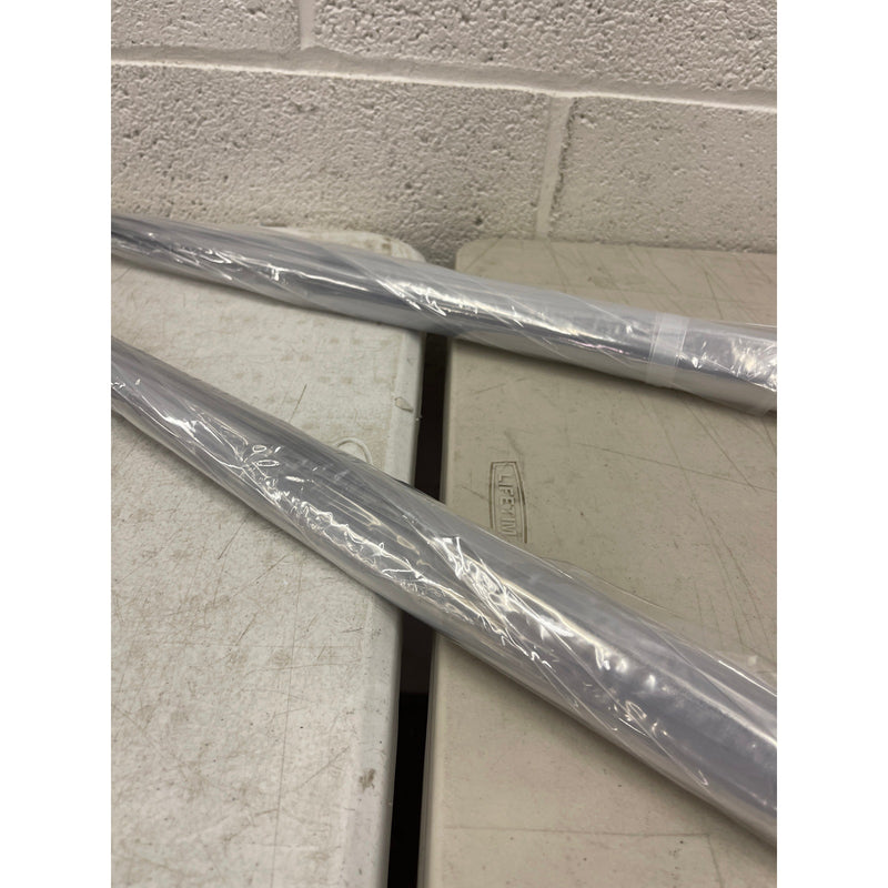 Pack of 2 - 46" Clear Bubble Umbrellas Auto Open Windproof with European J Hook