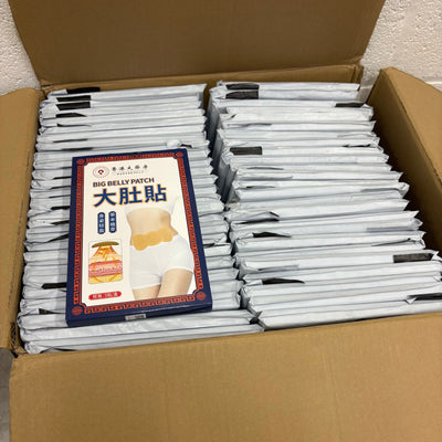 136-Boxes, 5-per-Box Big Belly Patch, Herbal Extracts Belly Sticker, Slimming