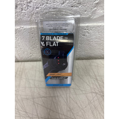 Hopkins 47345, LED Test 7 Blade to 4 Flat Towing Adapter, Trailer Accessories
