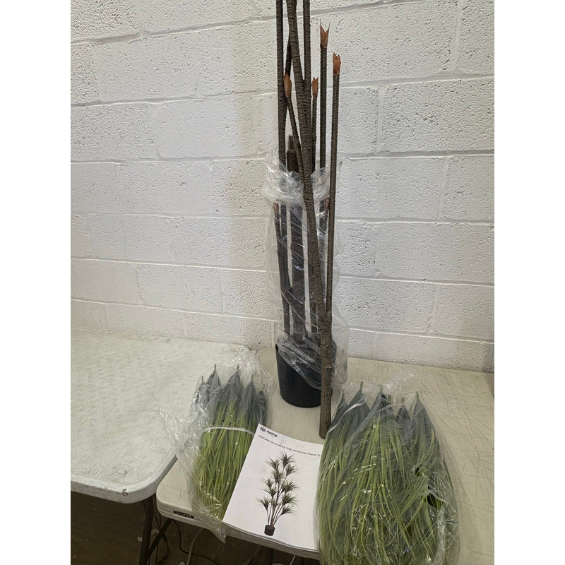 ANTING- 8.2FT Tall Dracaena Silk Tree - Large Indoor Outdoor Artificial Plant