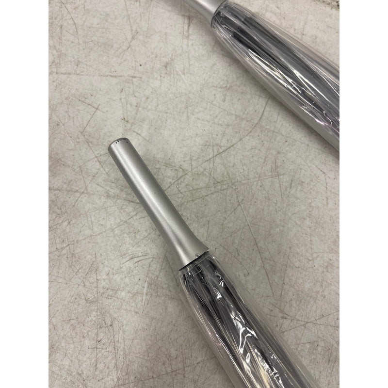 Pack of 2 - 46" Clear Bubble Umbrellas Auto Open Windproof with European J Hook