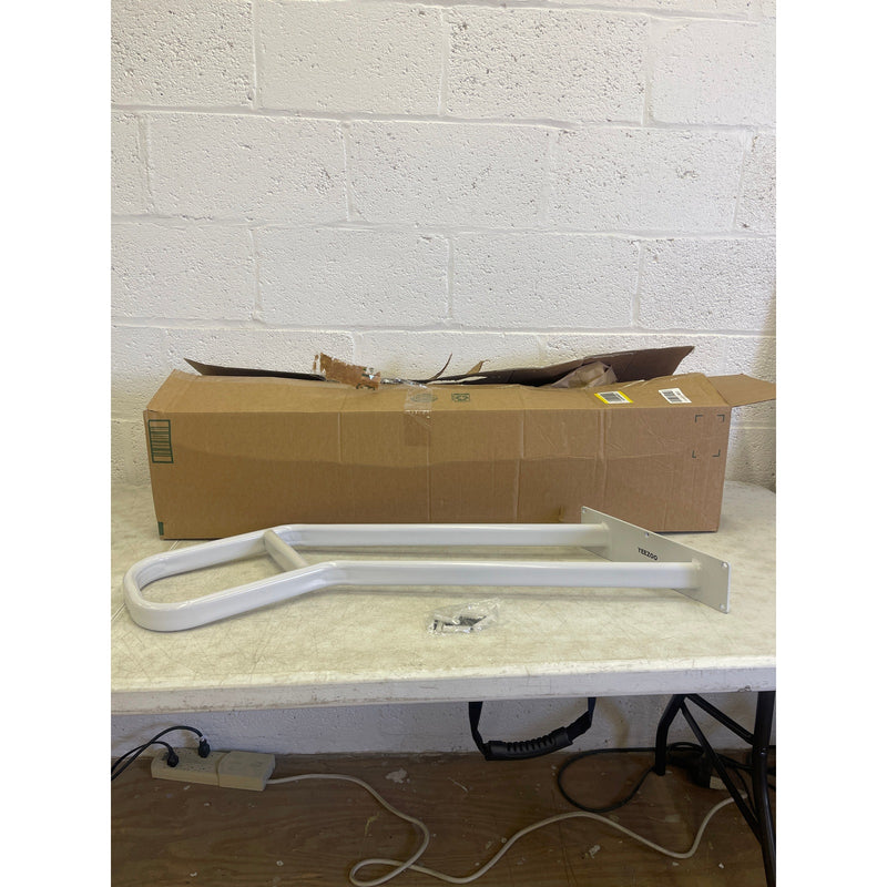 Yeezoo Outdoor Handrail Wall Mount, Garage Railing with Polished White Finished