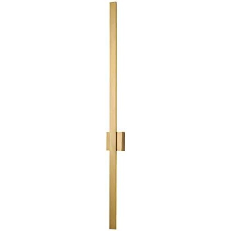Flush Mount LED Wall Sconce 23.5" CraftThink Gold Bar, Wall Lights, Modern