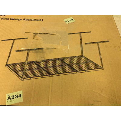 FLEXIMOUNTS  Overhead Garage Storage Adjustable Ceiling Rack 3x6 Missing Screws