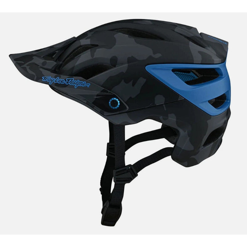 Troy Lee Designs A3 MIPS Helmet Medium/Large Uno Camo Blue 5 Star Helmet Rating