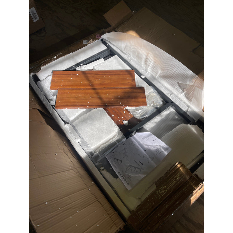 Tribesigns 94" 2 Person Office Desk w Privacy Panel Long Double Computer Desk