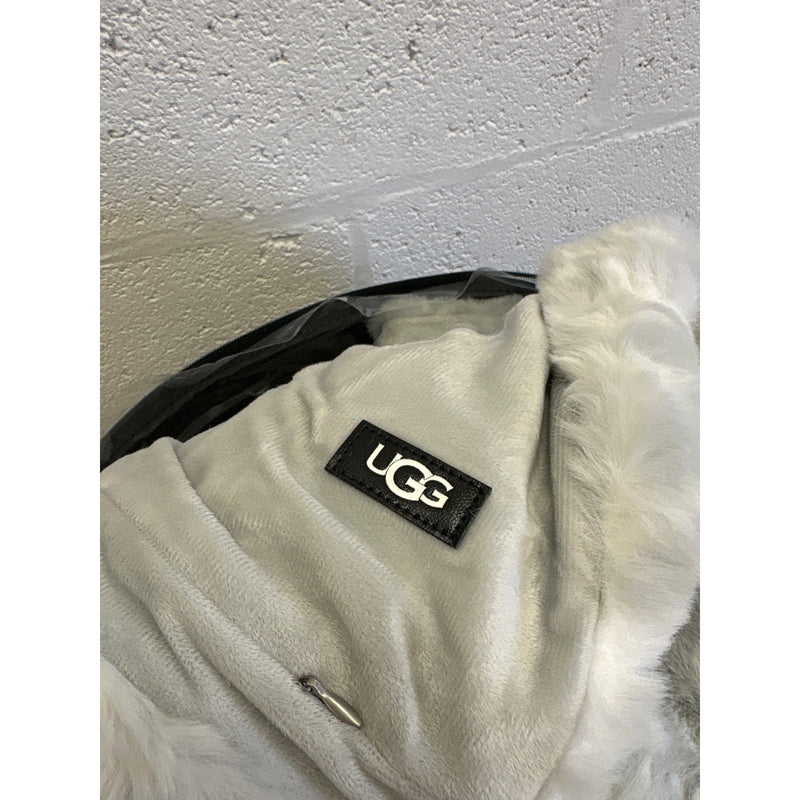 UGG Super Soft Comforter Set Gray/White King 106"x92" Bedding Reversible w Shams