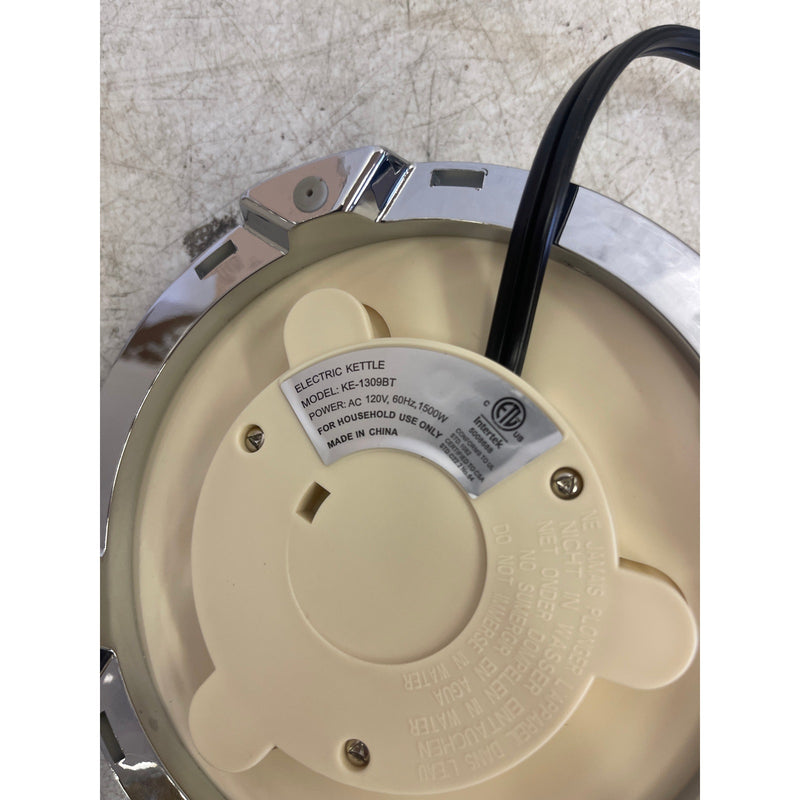 SUSTEAS Electric Kettle 57oz Hot Tea Kettle Water Boiler w Thermometer - Cream