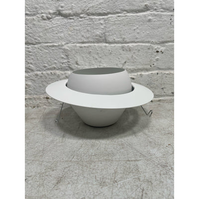 (Lot of 4) HALO 6 in. White Recessed Ceiling Light Trim with Adjustable Eyeball