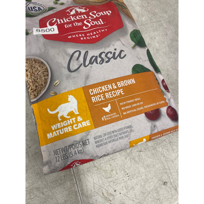 Cat Food Chicken & Rice 12lb Chicken Soup for The Soul Classic Dry Weight&Mature