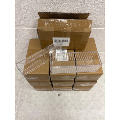 12-Pack Mingt Clear Plastic Coin Storage Box Case 8.5”x2.7”x3.8” 20 Coin Slots