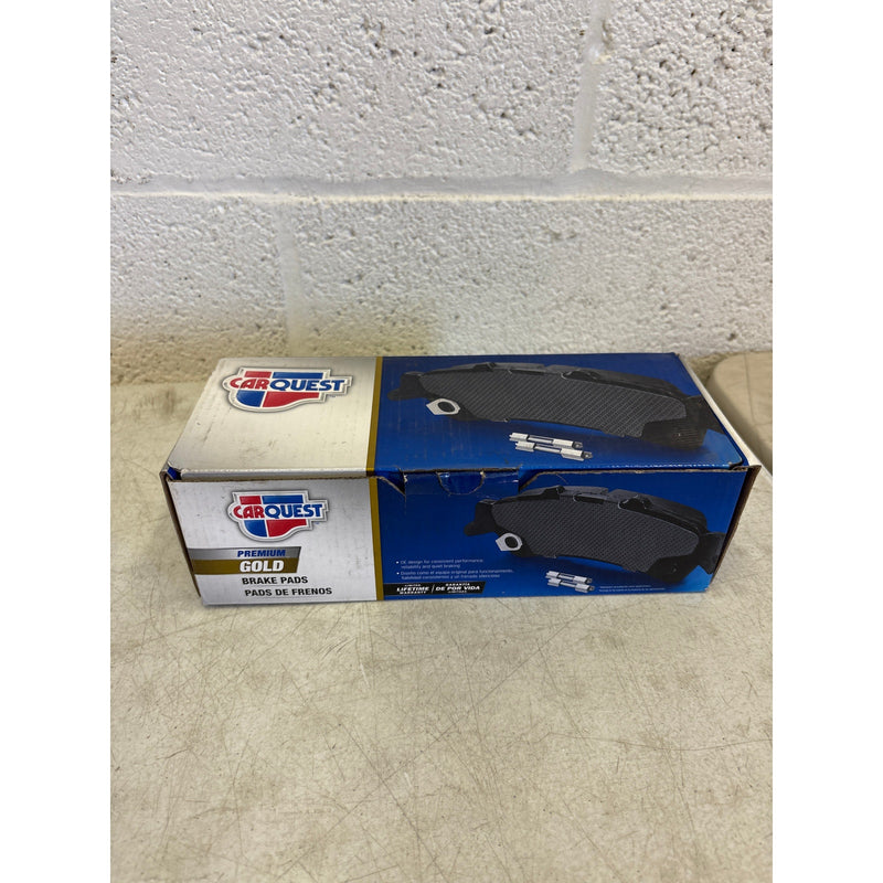 Carquest Premium Gold Brake Pads w Hardware, Ceramic, Quiet, Front - GNAD2008