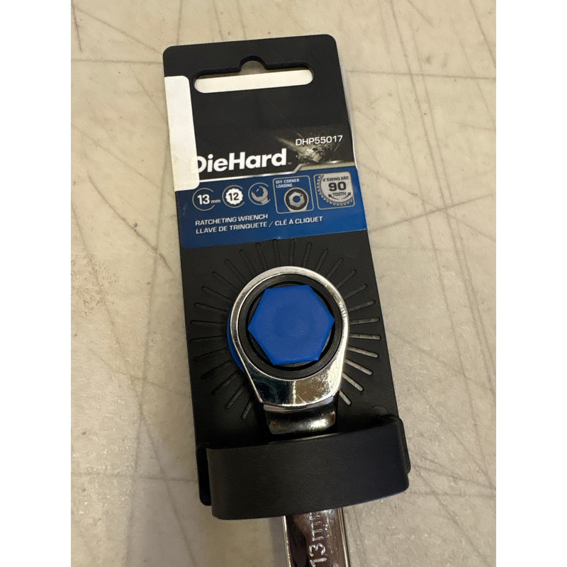 DieHard 13 mm Ratcheting Wrench, 4" Swing Arc 90 Tooth, Hand Tools - DHP55017