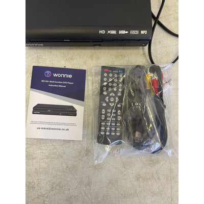 WONNIE HD DVD Player for TV, CD Players for Home with Remote Control, Black