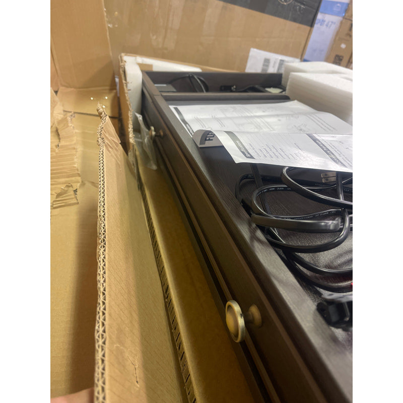 FLEXISPOT Standing Desk w Drawer 48"×24" Electric, Brown, UD1B Missing Hardware