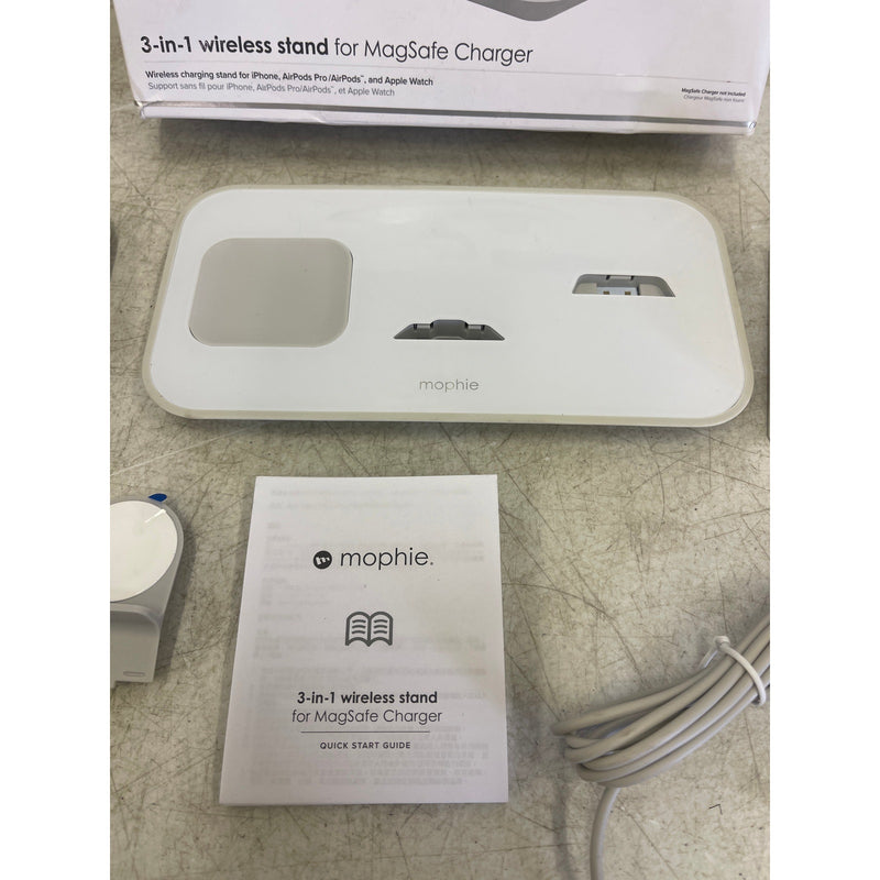 Mophie 3-in-1 Wireless Stand FOR Magsafe Charger, For Phone, Airpods, Watch