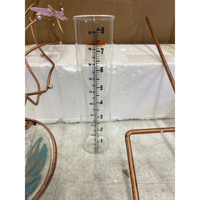 Grasslands Road Dragonfly Rain Gauge - Outdoor Décor, 35.5" 4.5"