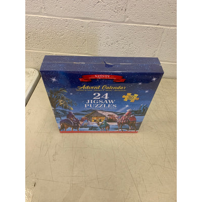 Eurographics Puzzles Nativity 50pc Puzzle 24 Day Advent Calendar