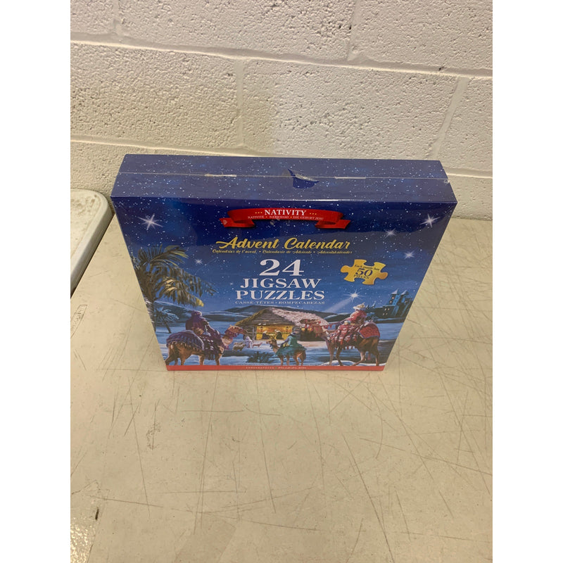 Eurographics Puzzles Nativity 50pc Puzzle 24 Day Advent Calendar