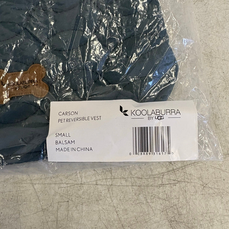 Koolaburra by UGG Pet Carson Reversible Dog Vest - 12-13" Collar, Green - Small