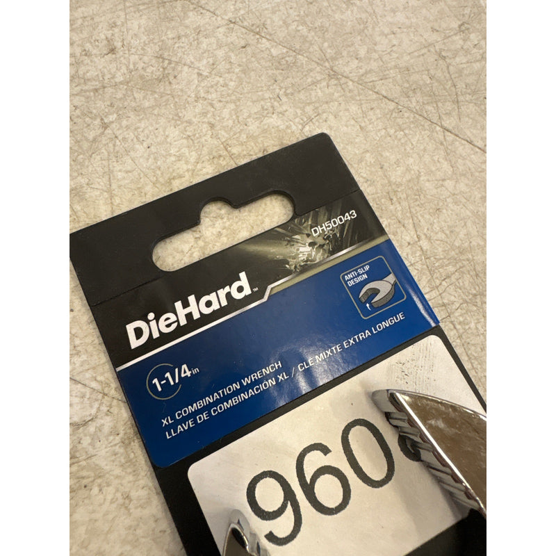 DieHard 1-1/4" Extra Long Combination Wrench Anti-Slip Design Hand Tool, DH50043