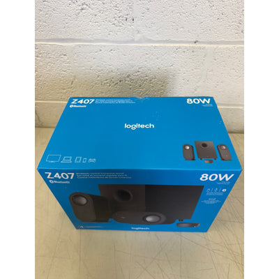 Logitech Bluetooth Computer Speakers with Subwoofer & Wireless Control - Black