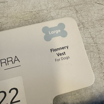 Koolaburra by UGG Pet Flannery Half Zip Dog Vest - 17-18" Collar, Blue - Large