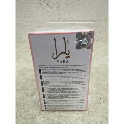 Lattafa Yara - Vanilla Gourmand Fruity Floral Eau de Parfum Long-Lasting 3.4 Oz