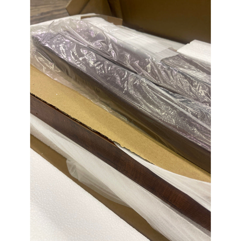 Tribesigns 63" Farmhouse Console Table, Industrial Wood Sofa Table, Brown