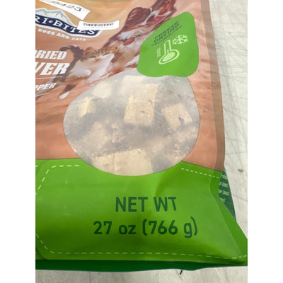 Nutri Bites Freeze Dried Beef Liver Dog/Cat Training Treats Food Topper 27oz