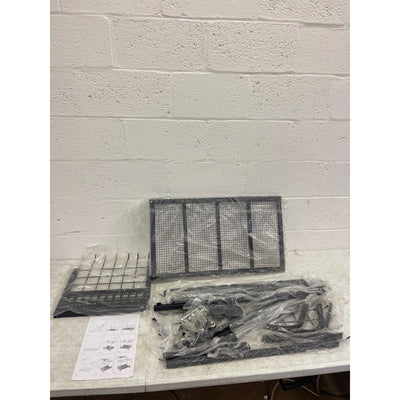 MYOYAY Garden Tool Storage Organizer with Wheels, 3 Layer Trolley - Black