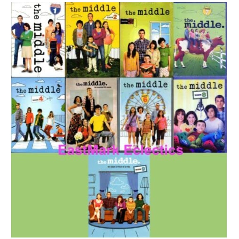 The Middle Complete Series Seasons 1-9 DVDs, TV series Comedy Family Show