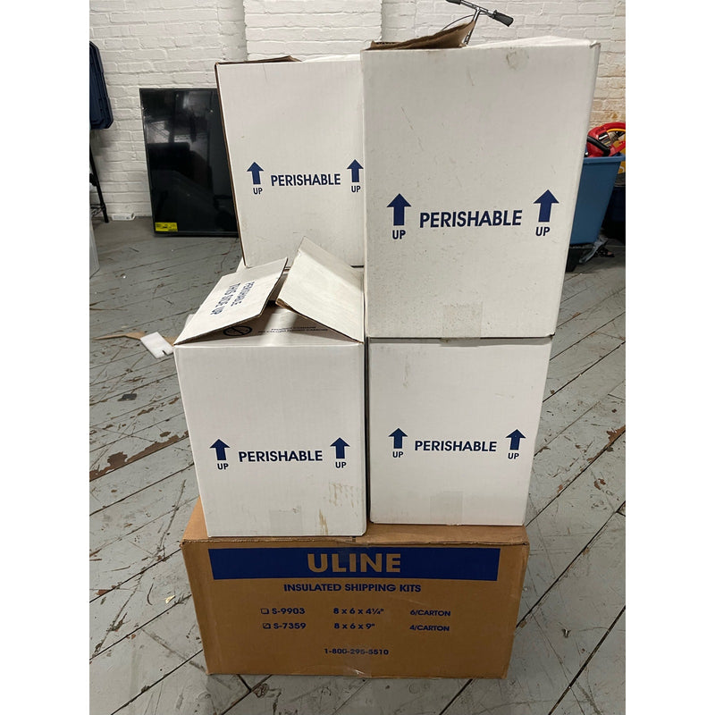 Uline Insulated Foam Shipping Kit, 8 x 6 x 9", S-7359, 11 Units, SEE DETAILS