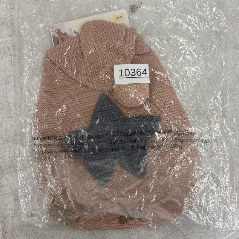 Koolaburra UGG Pet Koola Star Hoodie Dog / Cat Jacket 12-13" Collar, Pink Small