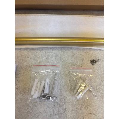 JQK Bath Towel Bar, 27" Brushed Light Gold Towel Rack Bathroom Stainless Steel