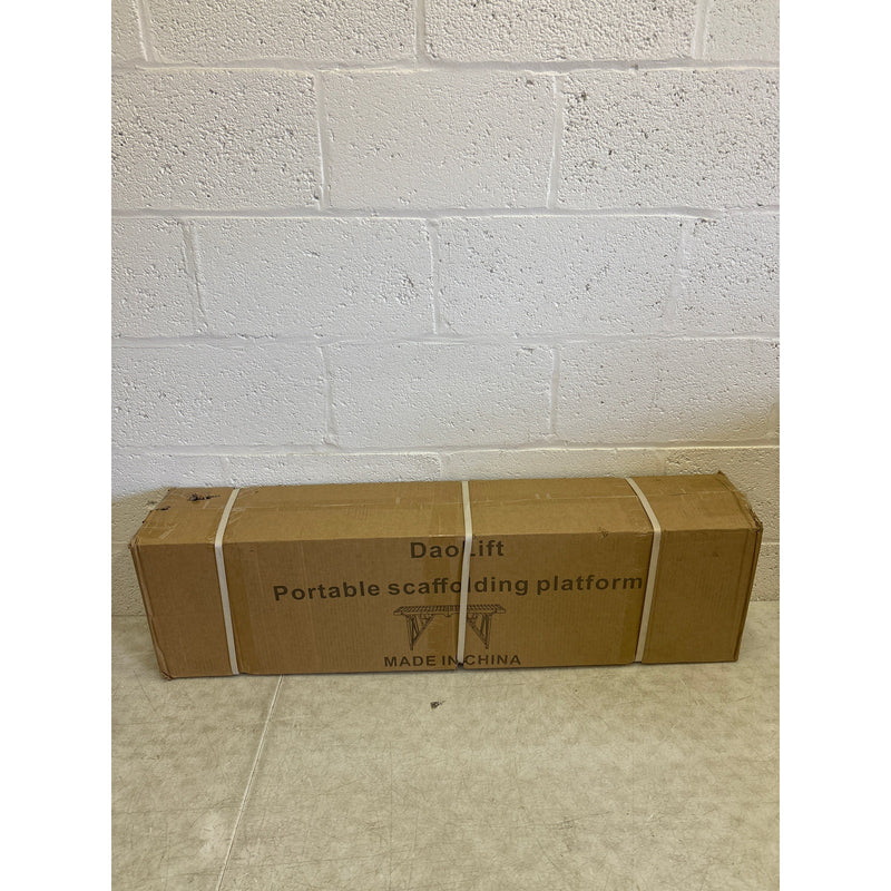 DaoLift 78.74"x9.84 Carbon Steel Scaffolding Platform of Cap 660 LBS 40-65" H