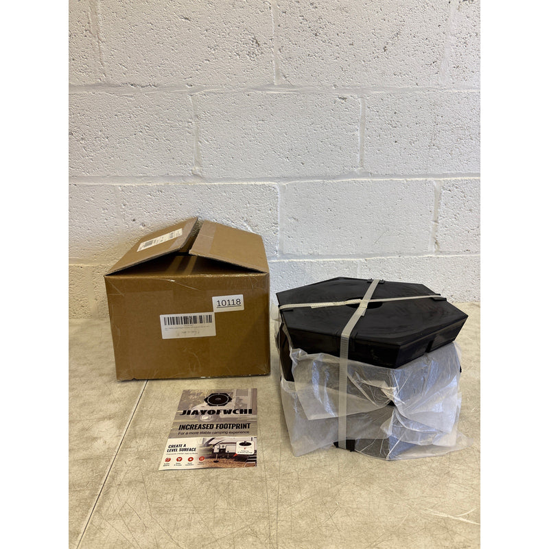 PACK OF 4 RV Leveling Pads 9" Round Landing Feet Jack Stabilizers 5000lbs CAP