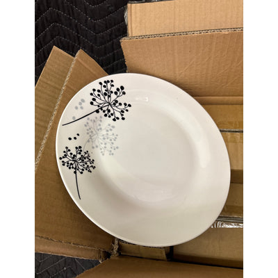 12-Piece Plates Bowls Mugs Floral Pattern, Gibson Home Netherwood Dinnerware Set