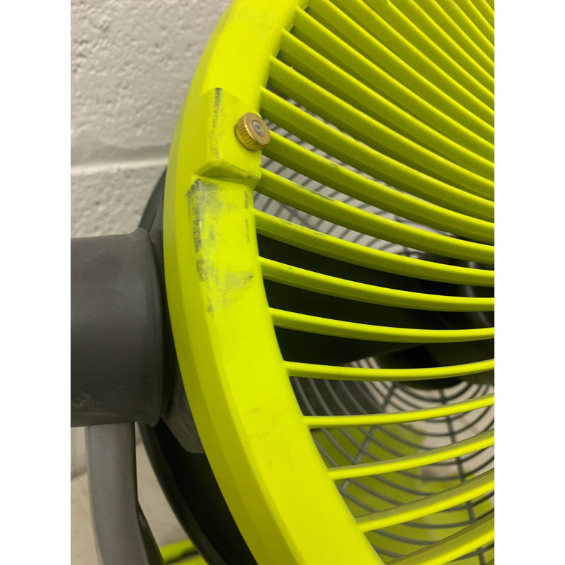 RYOBI ONE+  Misting Air Cannon Fan 18V Cordless Hybrid WHISPER, SEE DETAILS