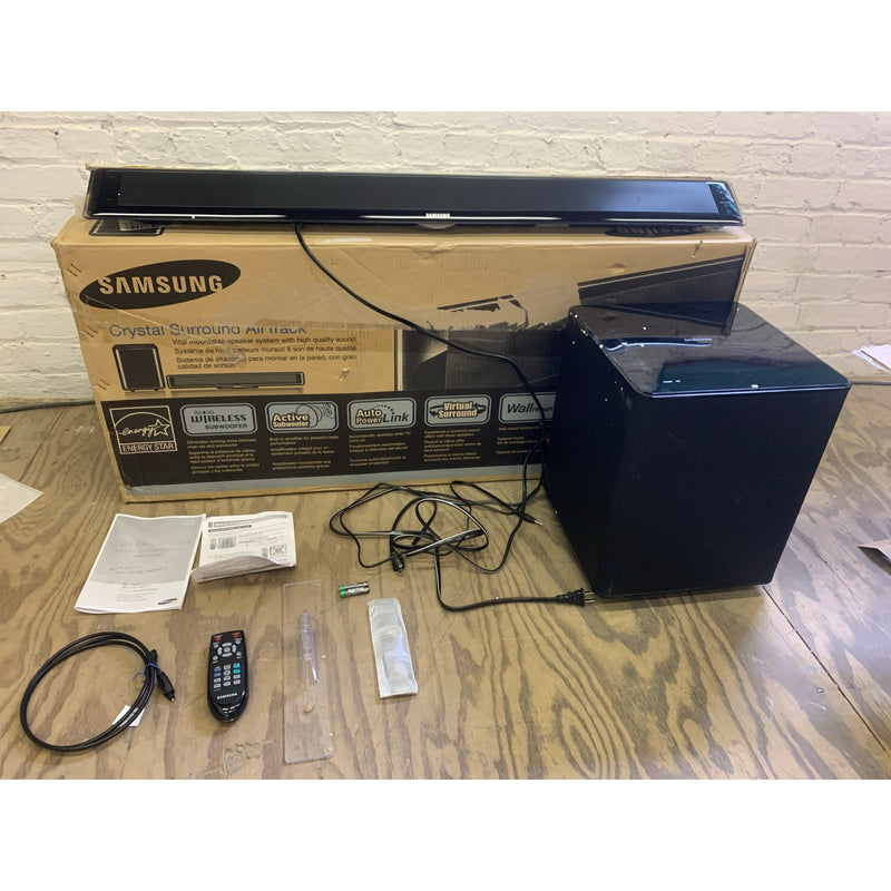 Samsung Soundbar Home Theater System (Gray) HT-WS1 w Sub, Soundbar & Remote