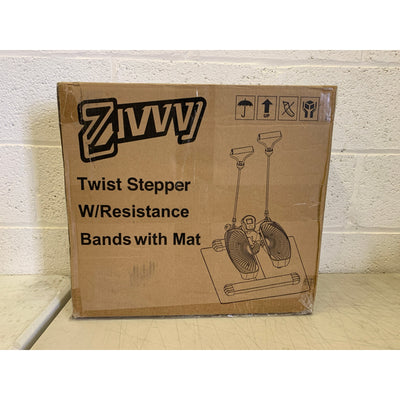 Zivvvy Twist Stepper with Resistance Bands, Stepper Machine 300LBS, with Mat