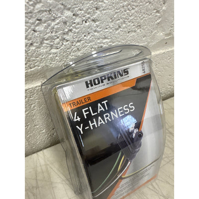 Hopkins 48255, 4 Flat Trailer End Y Harness Towing Connector 25 Feet, Tow Wiring