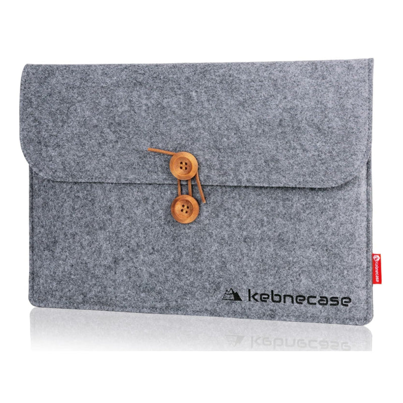 Kebnecase Nordic Stylish 12" Laptop Sleeve/Laptop case/Computer Bag Grey Felt