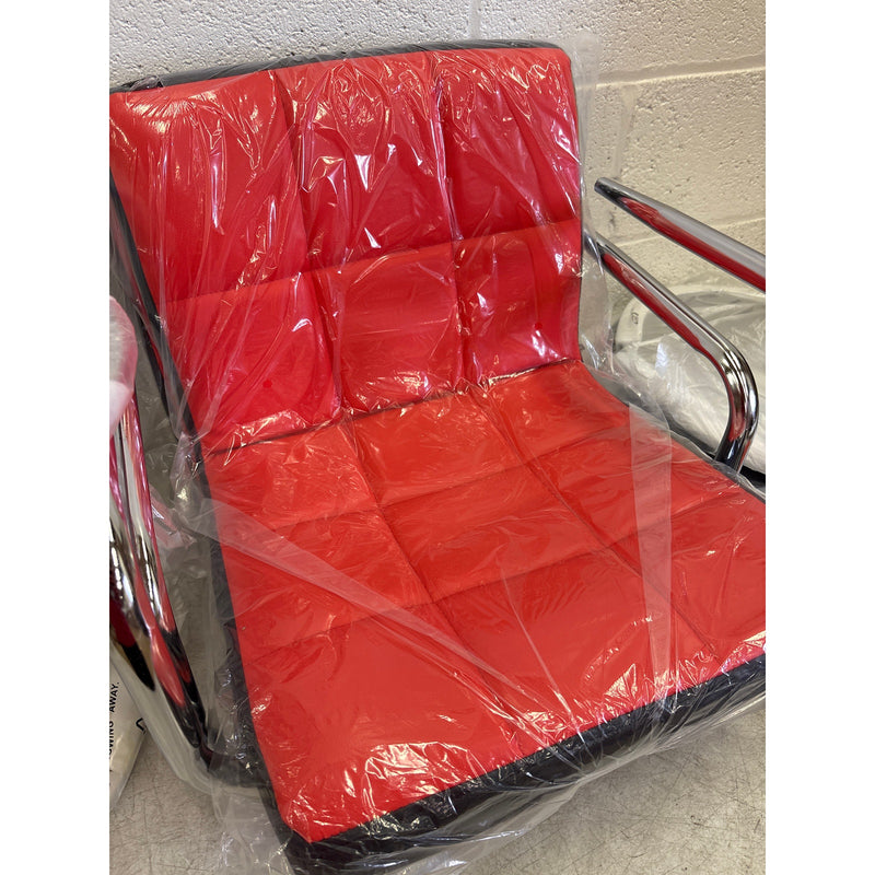 Jinsi Nan Set-of-2 Bar Chairs Bar Stools w Back/Arms Footrest Adjustable Height