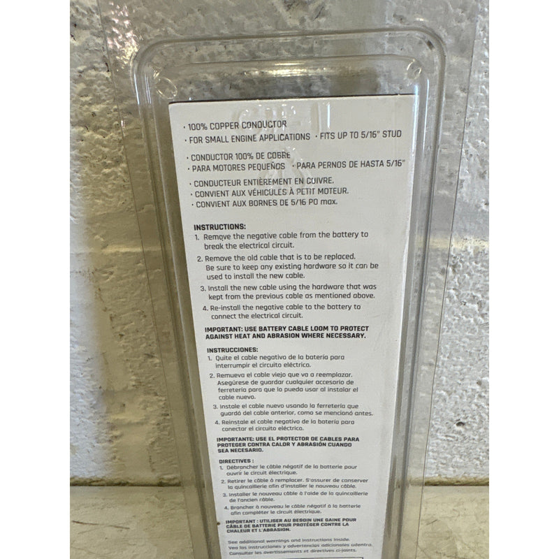 DieHard Battery Cable Switch to Starter, 49" Long, 6 Gauge Positive or Negative