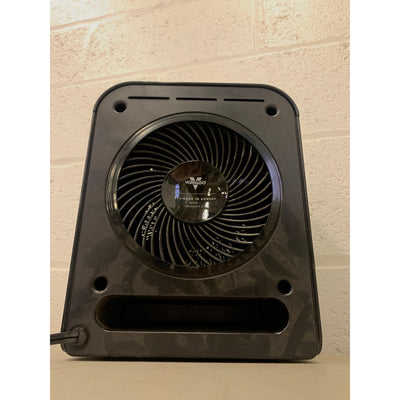 Vornado Forced Air Whole Room 1500-W 5118-BTU Electric Space Fan Electric Heater Furnace, Black