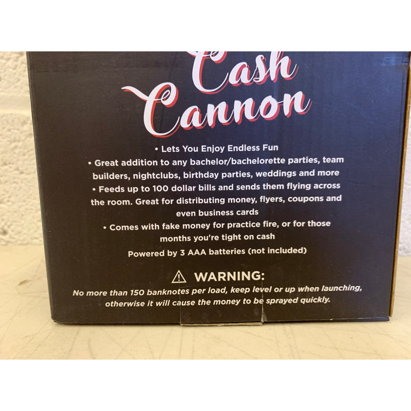 Super Cash Cannon  with 100 Fake Bills Parties Weddings Nightclubs